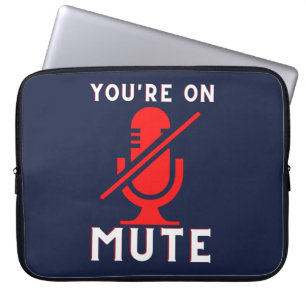 Housse Pour Ordinateur Portable Vous êtes sur Mute Funny Zoom meme