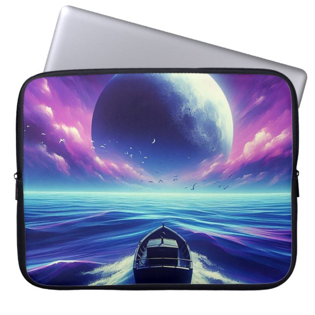 Housse Pour Ordinateur Portable Voyage de lundi (Devant)