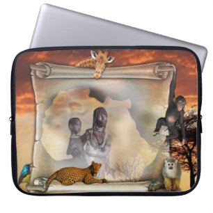Housse Pour Ordinateur Portable Voyage en Afrique