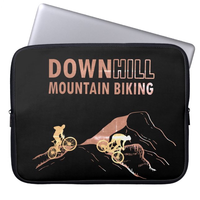 Housse Pour Ordinateur Portable VTT Downhill (Devant)