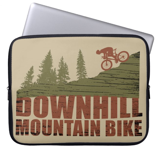 Housse Pour Ordinateur Portable VTT Downhill (Devant)