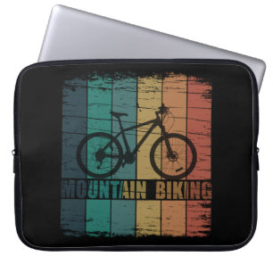 Housse Pour Ordinateur Portable VTT montagne vintage