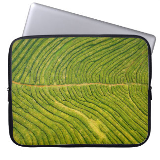 Housse Pour Ordinateur Portable Vue aérienne du champ vert ouvert