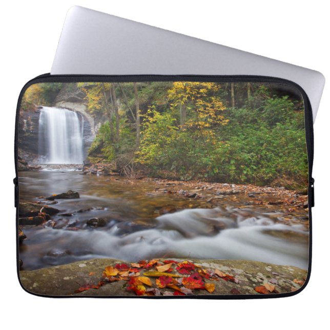 Housse Pour Ordinateur Portable Vue Glass Falls Pisgah Forêt nationale (Devant)