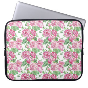 Housse Pour Ordinateur Portable Watercolor peony