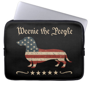 Housse Pour Ordinateur Portable Weenie Le Peuple Dachshund 4 juillet