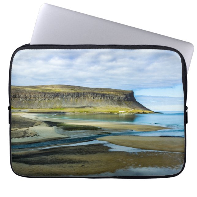 Housse Pour Ordinateur Portable Westfjords, Islande. (Devant)