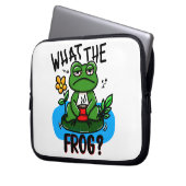 Housse Pour Ordinateur Portable What the frog? (devant gauche)