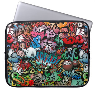 Housse Pour Ordinateur Portable Whimsdynamique street art Graffiti art motif