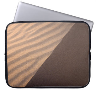 Housse Pour Ordinateur Portable White and black stripe textile