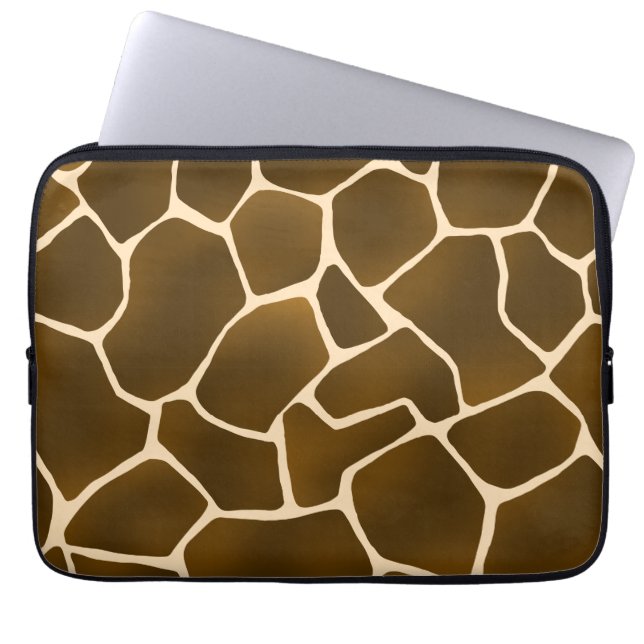 Housse Pour Ordinateur Portable Wild Safari Natural Giraffe Imprimer (Devant)