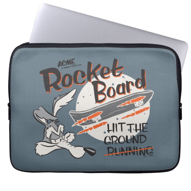 Housse Pour Ordinateur Portable WILE E. COYOTE™ ACME Rocket Board (Devant)