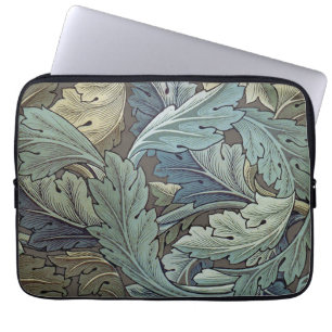 Housse Pour Ordinateur Portable William Morris Acanthus Sage Fleur Floral Botaniqu
