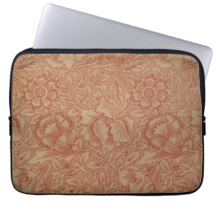Housse Pour Ordinateur Portable William Morris Fleur de pavot rose Floral