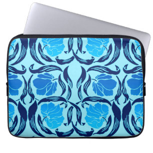 Housse Pour Ordinateur Portable William Morris Pimpernel, Denim & Bleu clair