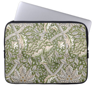 Housse Pour Ordinateur Portable William Morris Windrush fleurs florales classique
