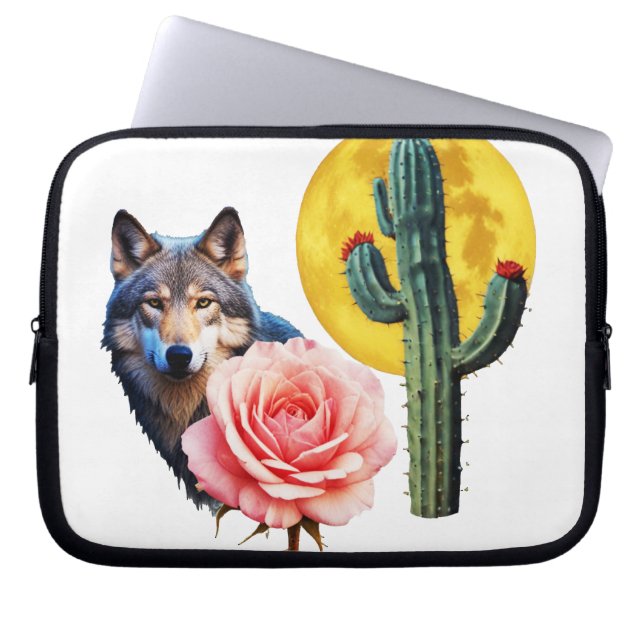 Housse Pour Ordinateur Portable Wolf14 : (Devant)