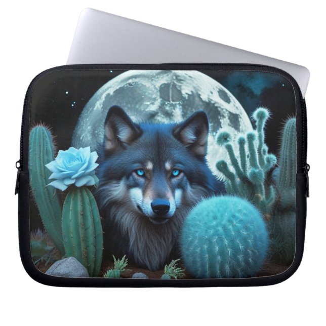 Housse Pour Ordinateur Portable Wolf18 : (Devant)