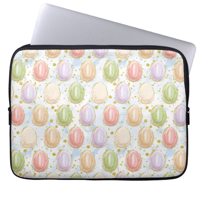 Housse Pour Ordinateur Portable Wreath de Pâques (Devant)