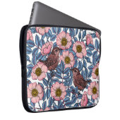 Housse Pour Ordinateur Portable Wrens en rose (Devant droit)