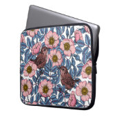 Housse Pour Ordinateur Portable Wrens en rose (devant gauche)