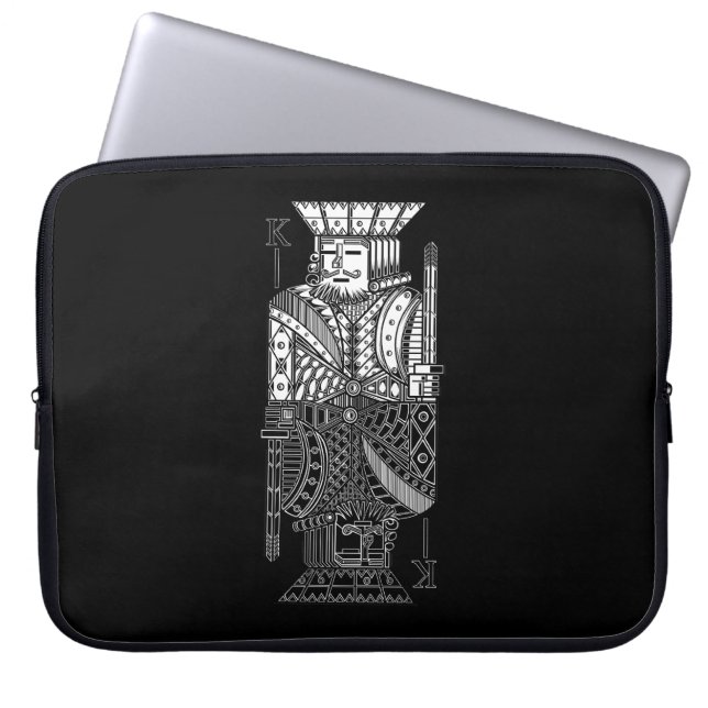 Housse Pour Ordinateur Portable Ying Yang King (Devant)