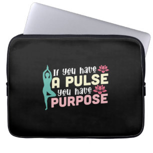 Housse Pour Ordinateur Portable Yoga Lover Si Vous Avez Une Pulse