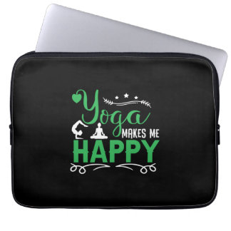 Housse Pour Ordinateur Portable Yoga Lover | Yoga Rends-moi heureux