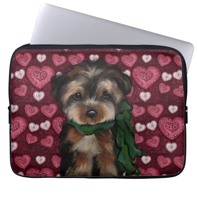 HOUSSE POUR ORDINATEUR PORTABLE YORKIE (Devant)