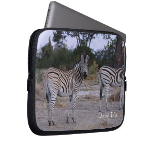 Housse Pour Ordinateur Portable Zebra Twins Double Take Photo