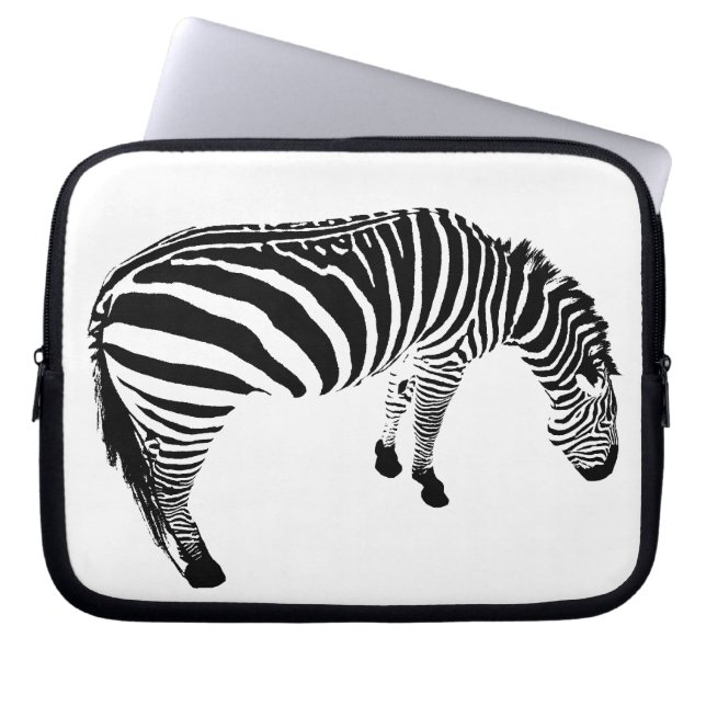 Housse Pour Ordinateur Portable zèbre (Devant)