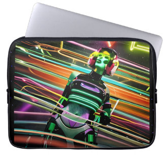 Housse Pour Ordinateur Portable Zombie Space Disco
