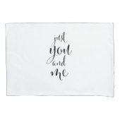 Housse Saint-Valentin Élégante "Just You and Me"  (devant-gauche)