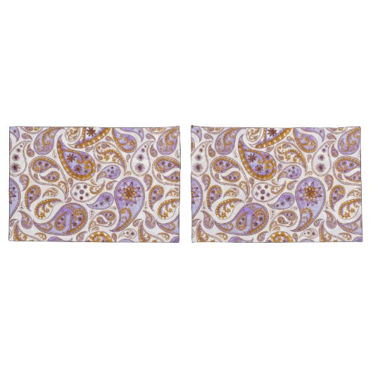 Housses de Coussin à Motif de Feuille – Lit Géomét (Dos-Set)