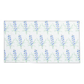Housses de coussin bleu clair blanc grande taille (Dos)