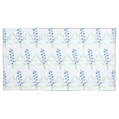 Housses de coussin bleu clair blanc grande taille (devant)