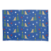 Housses de coussin de chien de Noël sur la côte (devant-gauche)