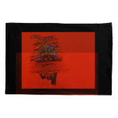 Housses de coussin de paysage à lune orange (Dos-gauche)