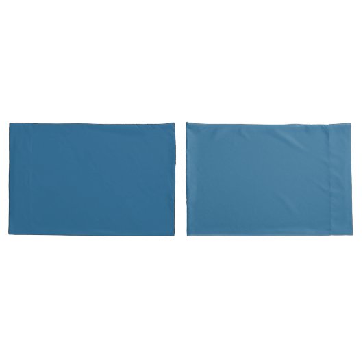 Housses de coussin en bleu royal uni  (Dos-Set)