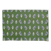 Housses de coussin King Penguin Frenzy (Vert foncé (devant-gauche)