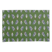 Housses de coussin King Penguin Frenzy (Vert foncé (devant-Droit)