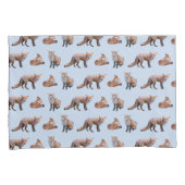 Housses de coussin Red Fox Frenzy (Bleu clair/Bleu (devant-Droit)