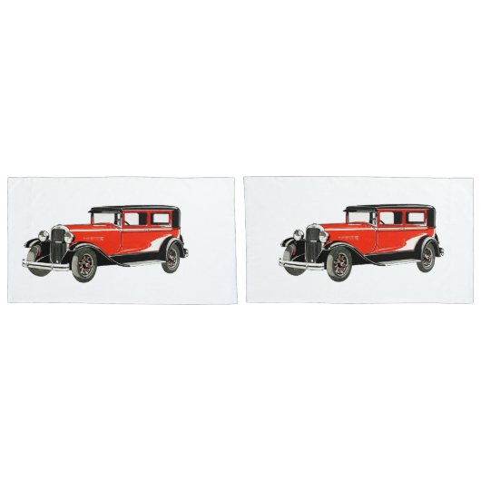 Housses d'oreillers. Paire de taille King (Dos-Set)