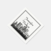 Houston Bestemming Bruiloft Servet (Hoek)