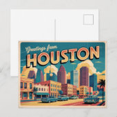 Houston Briefkaart (Voorkant / Achterkant)