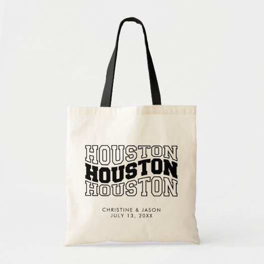 Houston bruiloft welkom tote bag (Voorkant)