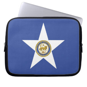 Houston City-hoes voor laptop Sleeve