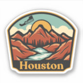 Houston, Delaware Sticker (Voorkant)