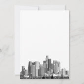 Houston Destination Wedding Invitation Kaart (Achterkant)