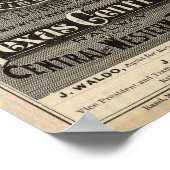 Houston en Texas Central Railway through Texas 2 Poster (Hoek)